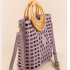 NWT Desmond Bamboo Handle Tote Or Crossbody